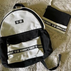 Hawaii Finest Backpack and hand clutch